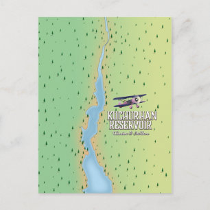 Postale Kouchurhan réservoir Ukraine & Moldavie Carte