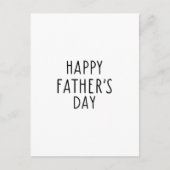 Postale La carte à quatre doigts de Happy Father (Devant)