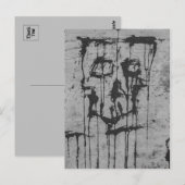 Postale La carte de la mort (Devant / Derrière)