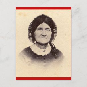 Postale La carte de la vieille femme