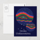 Postale La carte de Noël... (Devant / Derrière)