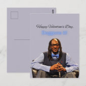 Postale La carte de Saint Valentin, Snoop Dogg (Devant / Derrière)