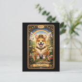 Postale La carte de tarot Corgi (Debout devant)