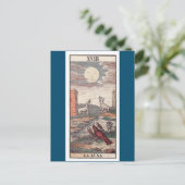 Postale La carte de tarot de la lune (Debout devant)