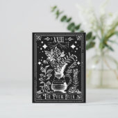 Postale La carte de tarot du café versé (Debout devant)