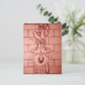 Postale La carte de tarot homme pendu (Debout devant)