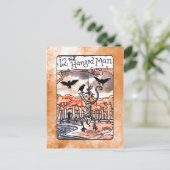 Postale La carte de tarot homme pendu (Debout devant)