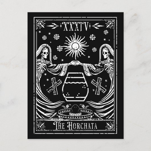 Postale La carte de tarot Horchata (Devant)