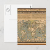 Postale La carte du Temps et du Tide (Devant / Derrière)