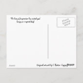 Postale La carte Fairy of Inspiration (Dos)
