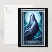 Postale La carte fantôme Tarot (Devant / Derrière)