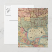 Postale La carte ferroviaire et militaire de Colton (Devant / Derrière)