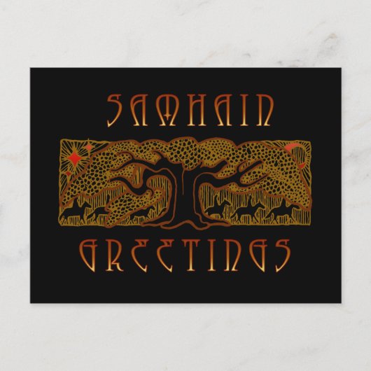 Postale La carte Great Tree Samhain (Devant)