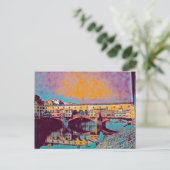 Postale La carte Ponte Vecchio (Debout devant)