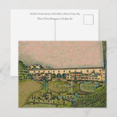 Postale La carte Ponte Vecchio (Devant / Derrière)