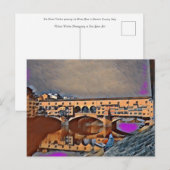 Postale La carte Ponte Vecchio (Devant / Derrière)