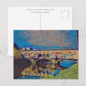 Postale La carte Ponte Vecchio (Devant / Derrière)
