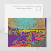 Postale La carte Ponte Vecchio (Devant / Derrière)