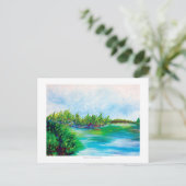 Postale LA CARTE POST Lake (Debout devant)