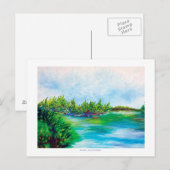 Postale LA CARTE POST Lake (Devant / Derrière)