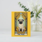 Postale La carte Tarot Carlin (Debout devant)