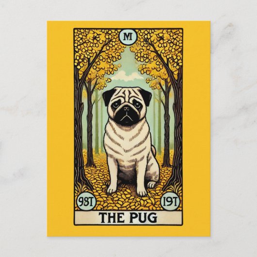Postale La carte Tarot Carlin (Devant)