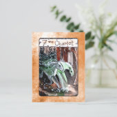 Postale La carte Tarot Chariot (Debout devant)