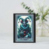 Postale La carte Tarot Clown (Debout devant)