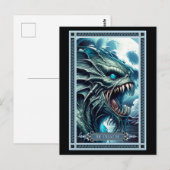 Postale La carte Tarot Créature (Devant / Derrière)