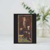 Postale La carte Tarot Lovers (Debout devant)