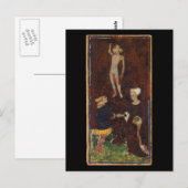 Postale La carte Tarot Lovers (Devant / Derrière)