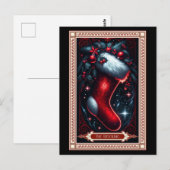 Postale La carte Tarot Stocker de Noël (Devant / Derrière)