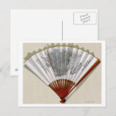 Postale La Chine face à une carte fantaisiste (Devant / Derrière)