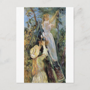Postale La Cueilleuse de cerises par Berthe Morisot Carte 