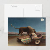 Postale La Gitane endormie par Henri Rousseau Carte postal (Devant / Derrière)
