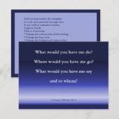 Postale La Guidance de Dieu | Un cours en miracles carte p (Devant / Derrière)