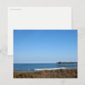 Postale La jetée de Kure Beach Caroline du Nord Carte post (Devant / Derrière)