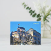 Postale La "Maison du Dragon" de Gaudi à Barcelone Carte p (Debout devant)