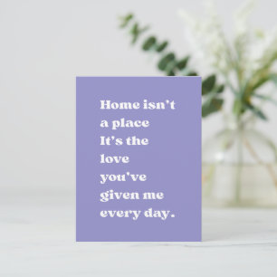 Postale La Maison Est Un Citadin D'amour Carte De Grand-Mè