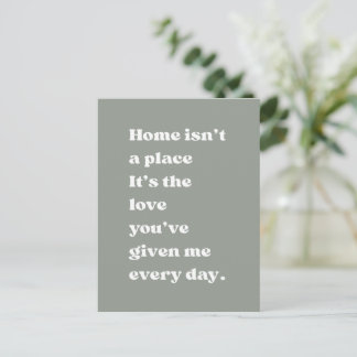 Postale La Maison Est Un Citadin D'amour Carte De Grand-Mè