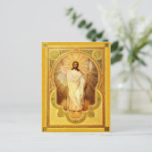 Postale La résurrection de notre seigneur - carte d'icône (Debout devant)