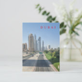 Postale La route de Dubaï et les bâtiments vue carte posta (Debout devant)