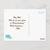 Postale La vérité derrière la PERSONNALISER de carte (Dos)