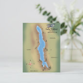 Postale Lac Malawi, carte de voyage affiche impression (Debout devant)