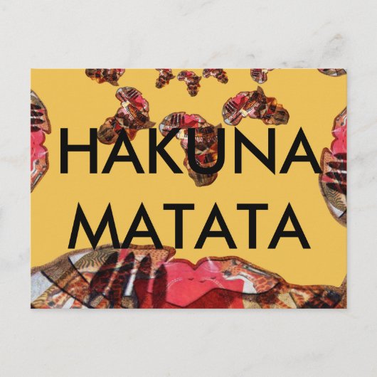 Postale L'Afrique en mouvement : Carte Kaleidoscope (Devant)