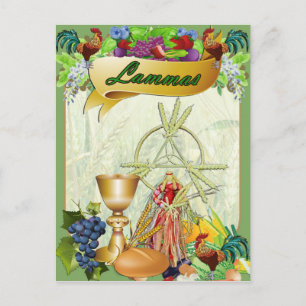 Postale Lammas Lughnasadh Pagan Imaginaire Art carte posta