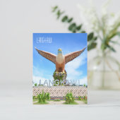 Postale Langkawi Eagle Sculpture Malaisie Carte de voyage (Debout devant)