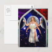 Postale L'art de carte de tarot de prêtresse (Devant / Derrière)