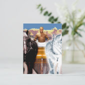 Postale L'art de la carte Tarot Chariot (Debout devant)