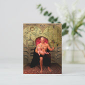 Postale L'art de la carte Tarot Empereur (Debout devant)